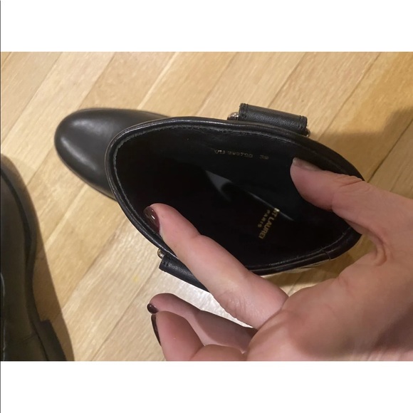 Saint Laurent Women’s studded biker bootie - Picture 5 of 12